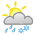 przelotne opady deszczu ze śniegiem przelotne opady deszczu ze śniegiem
